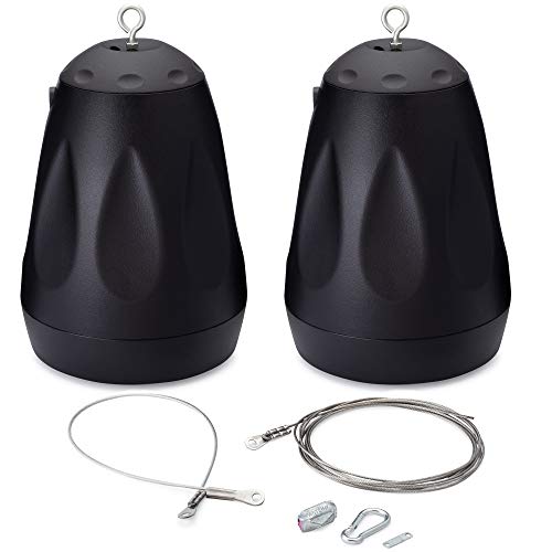 Image of Pure Resonance Audio PD6 6.5" Weather-Resistant Pendant Speakers (2 Speakers, Black)