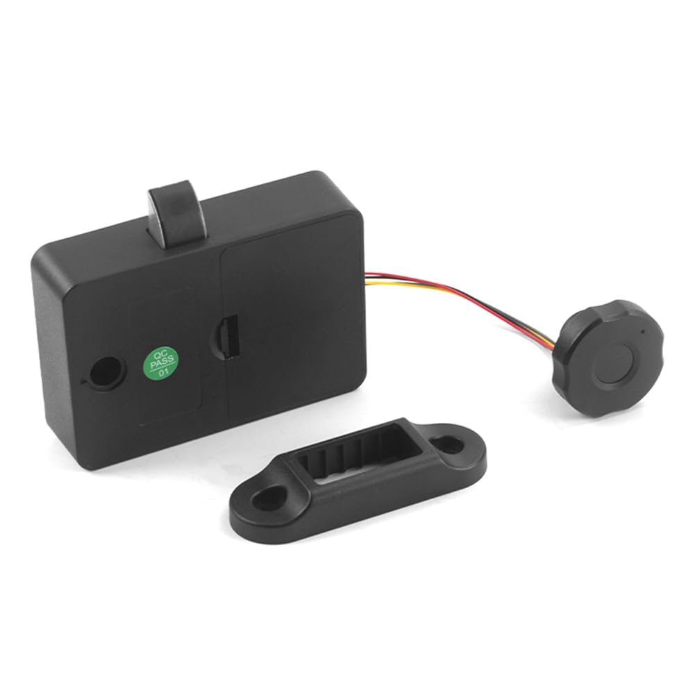 Cenei Black Smart Fingerprint Drawer Lock Electronic Keyless Induction Lock Locker Anti-Theft Password Lock