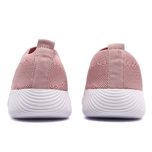 Image of DLWKIPV Womens Slip on Walking Tennis Shoes for Women Work Running Athletic Gym Sports Sneakers Lightweight Casual Shoe