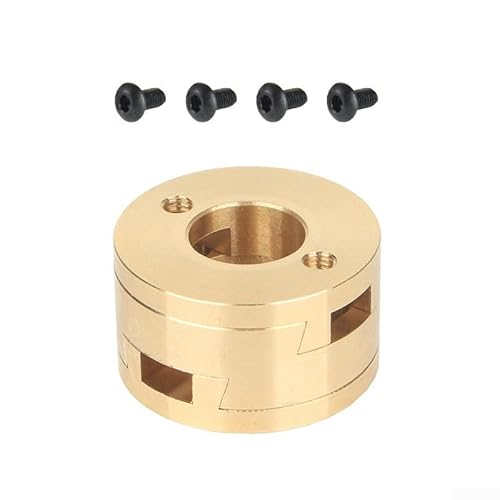 Raccord à vis Z pour imprimante 3D pour stabilisateur fabriqué à partir de laiton avec trou fileté pour s'adapter aux vis T8 et pour accouplement OLDHAM pour améliorer l'impression (rond)