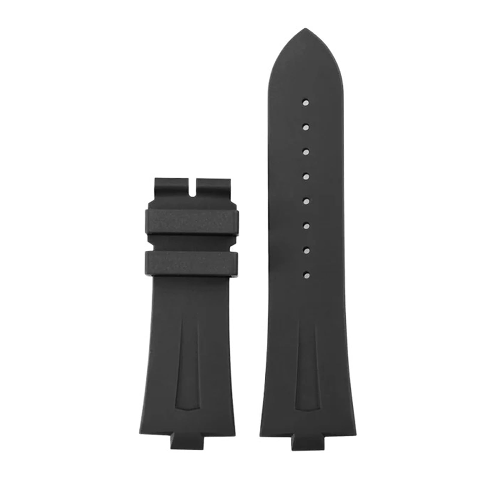 Bracelet montre caoutchouc 25mm luxe compatible VC Overseas 47450