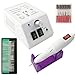 Produktbild HENGMEI 10W Elektrisch Nagelfräser Nagelfeile Maniküre Pediküre 20000 U/Min Bohrgeraet Maschine Nagelstudio-Sets (Weiß)