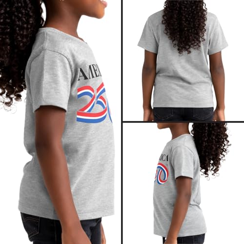 Image of 250 Anniversary USA Shirt, America250 Official Classic Logo Kids 250th Anniversary Shirt, 4th of July Merchandise