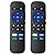 (Pack of 2) Replacement Remote Control Compatible for Roku TV,for TCL Roku/for Hisense Roku/for Onn Roku(Not for Roku Stick,Box and Players)