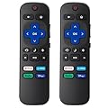 (Pack of 2) Replacement Remote Control Compatible for Roku TV,for TCL Roku/for Hisense Roku/for Onn Roku(Not for Roku Stick,Box and Players)