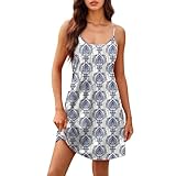 Angebot Damen Kleider Abendkleider Festliche Für Hochzeit Wickelkleid Hochzeitskleid Gast Kleid Festlich Hochzeitsgast Tunika Damen Große Größen Sommer Kleider Kleid Lila (C Marine,XL)