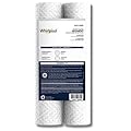Whirlpool 35-Micron 10" x 2.5" String Wound Whole House Water Filters, NSF Certified Filtration Reduces Sediment for Well Water, WHKF-WHSW, 2-Pack