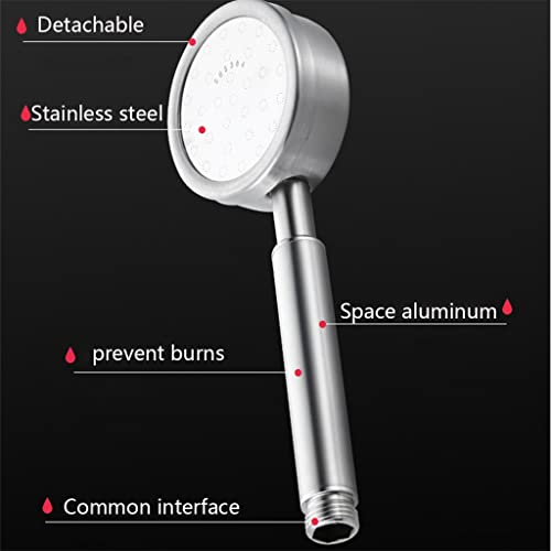 Pomme de douche finition chrome argento avec buse anti calcaire - 5