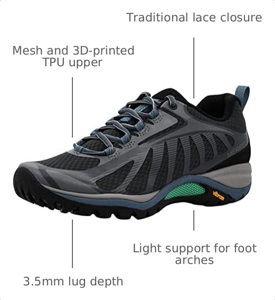 Image of Merrell Women's Siren Edge 3 Shoes | Hiking Shoes
