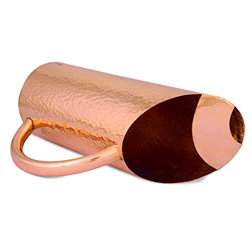 Copper Water Pitcher Jug for Ayurveda Healing - No Inner Liner - 1.5 L Copper Vessel for Drinking, Moscow Mule, and Cocktails - Image 2
