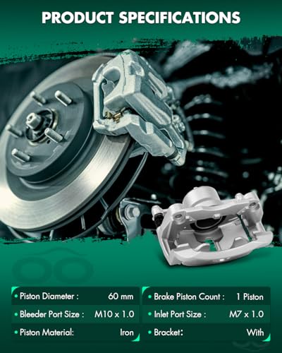 Image of SCITOO 19B3429 Front Right Disc Brake Caliper Assembly w /Bracket For Nissan For Rogue 2008-2013,For Nissan For Rogue Select 2014-2015,For Suzuki For Kizashi 2010-2013