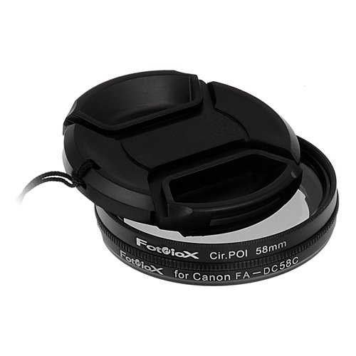 Fotodiox 58Mm Filter (Uv, Cpl, Soft Diffuser) Kit + Filter Adapter + Lens Cap For Canon Powershot G1X, G1 X Camera #TOP1