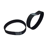 BEMONOC 2Pcs/Pack HTD 3M Small Rubber Timing Belts Closed-loop 225mm Length 75 Teeth 15mm Width Industrial Timing Belt