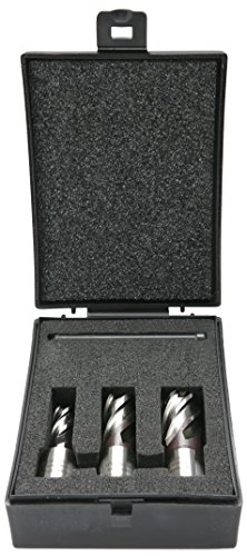 Evolution Power Tools Short Series Magnetic Drilling Cutter Kit, (Power - Hand Operated) 25 mm, Pack of 3