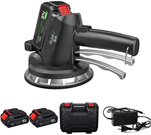 MFFACAI Carrelage 21V, Machine à carrelage - Machine vibrante - Outil de Pose de Sol Automatique - Batterie au Lithium de Grande capacité 15000mAh (10 nu009cuds) - Tuiles et tuiles