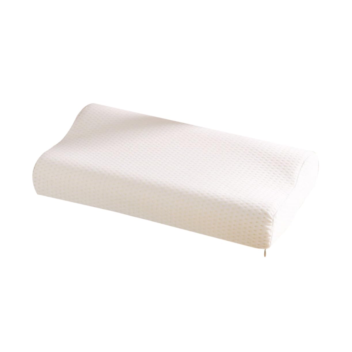Mobestech Memory Foam Pillow 40x25cm Neck Support Sleep Pillow for Side and Back Sleepers Ergonomic Cooling Knit Fabric