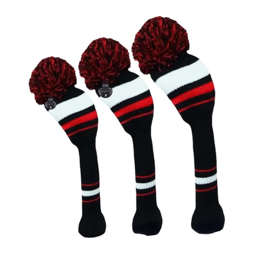 Couvre-club de golf anti-rayures : housses extensibles pour bois et hybrides