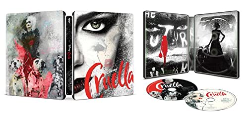 Cruella 4K Steelbook 4K+Blu-ray+Digital Copy Best Buy Exclusive image 4