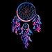 Caught Dreams Dream Catcher Traditional Indian Wall Art | Delicate Design | Vibrant Colors | Ideal Dimensions 10.5" x 27" | Wall Hanging Home décor | Handmade | Royal Blue, Pink and Purple