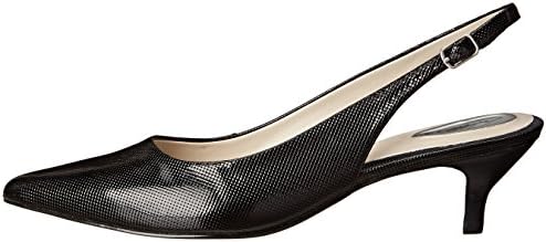 Trotters Women's Slingback Kitten Heeled Pump, Black Mini, 8 N US | Image 7