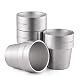 Edelstahlbecher Hivexagon 300ml Set aus 4 Doppelwandigen Bechern