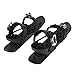 Mini Skiing Shoes, Adjustable Binding, Small Size Snowboard Boots for Forest Trails, Skating, Ski Slopes, and More, Friends and Family