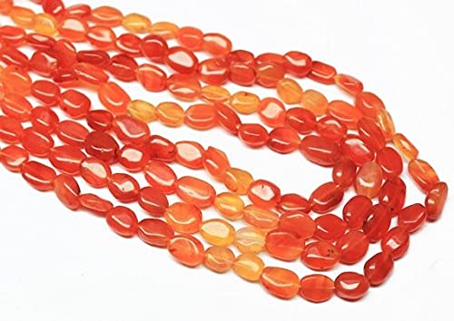 Carnelian Smooth Oval Gemstone en fils de cornaline naturelle top