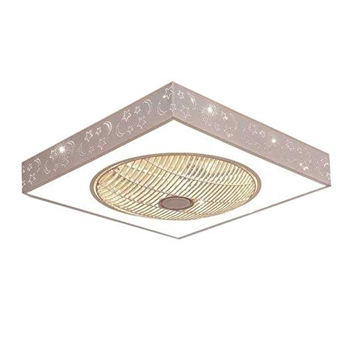 Ventilateur de plafond avec lampe réglable pour éliminer la chaleur en chambre