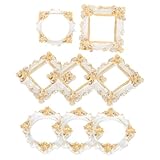 Diseño que ahorra espacio: estos mini marcos de fotos son para espacios pequeños, lo que le permite mostrar sus fotos favoritas sin ocupar demasiado espacio.