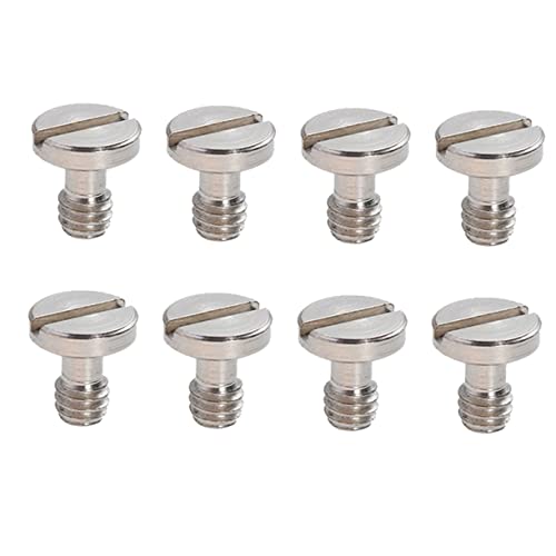 Mikinona 8pezzi Viti Montaggio Treppiede in Ferro Piastra Sgancio Rapido Fotocamere Dslr Accessori Fotografici