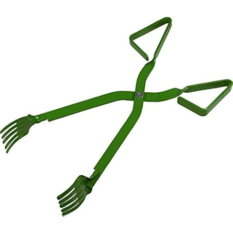 Promar AC-815 15" Metal Crab Tong -Green Cover