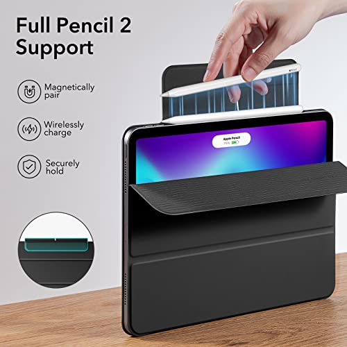 Esr Rebound Magnetic Case And Esr (2-Pack) Paper-Feel Screen Protector Compatible With Ipad Pro 12.9 Inch (6Th/5Th/4Th Gen, 2022/2021/2020) #TOP4