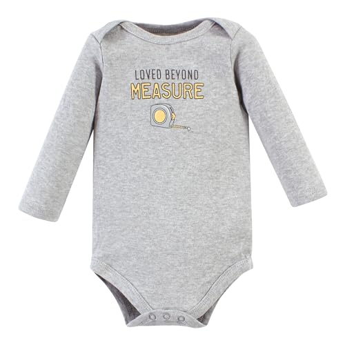 Image of Hudson Baby baby-boys Cotton Long-sleeve Bodysuits 5-pack