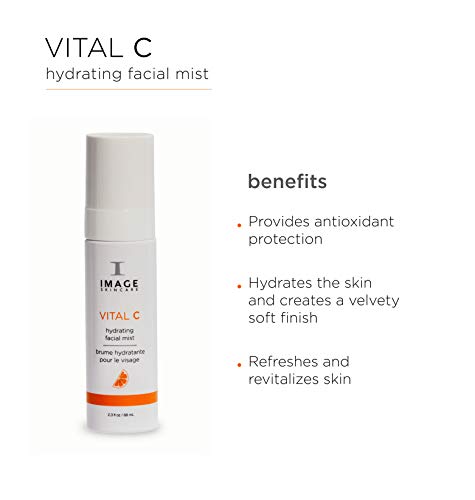 Image Skincare, Vital C Hydrating Facial Mist, Vitamin C Face Mist To Revive Skin Radiance, 2.3 Fl Oz #TOP1