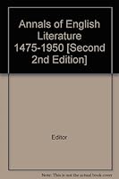 Annals of English Literature 1475-1950, the principl publications of each year together with an alphabetical index of authors with their works B004DYD9SY Book Cover
