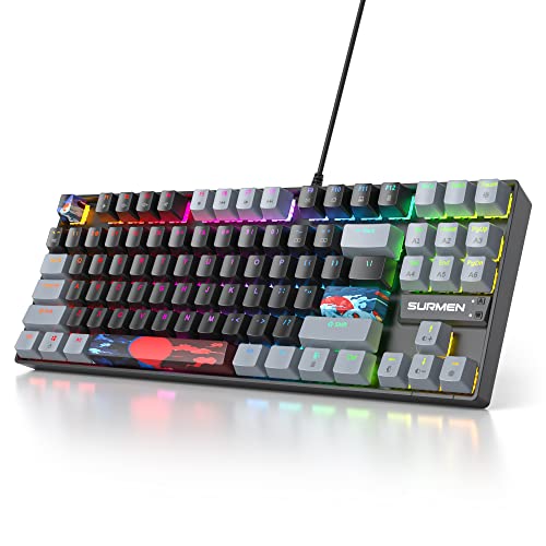 Clavier gaming TKL RVB : le clavier mécanique compact 80% idéal pour les gamers