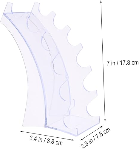 Miniatura 4 de EXCEART Soporte de exhibición de 2 uds. Estante de almacenamiento de artículos de papelería, estante de lápiz de maquillaje, soporte para brochas