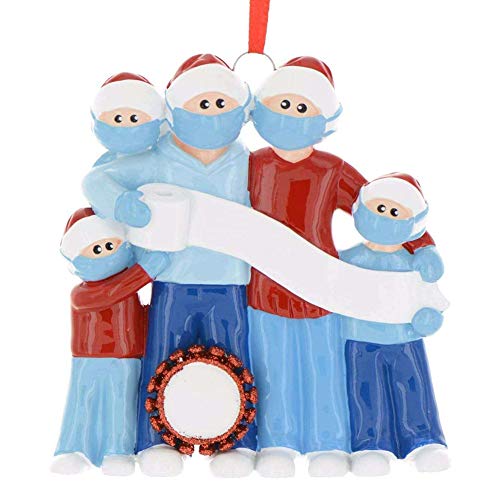 Gizayen 1/2/4pcs 2020 DIY Christmas Ornament,Writing Drawing Hanging Pendant Ornament for Christmas Tree Home Decor Cover