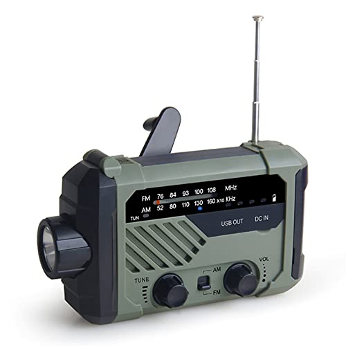 Batterie 2000 mAh avec radio FM AM et lampe de poche pour rester connecté et éclairé en urgence