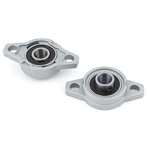 ZOZOSEP KFL000 FL000 - Bloque de cojinetes autoalineables (2 unidades, eje de 10 mm)