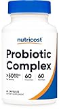 Nutricost Probiotic Complex - 50 Billion CFU, 60 Capsules - Probiotic for Men and Women - Vegetarian Capsules, Non-GMO, Gluten Free
