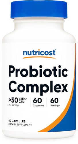 Nutricost Probiotic Complex - 50 Billion CFU, 60 Capsules -