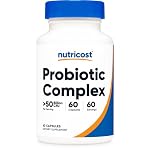 Nutricost Probiotic Complex - 50 Billion CFU, 60 Capsules - Probiotic for Men and Women - Vegetarian Capsules, Non-GMO, Gluten Free