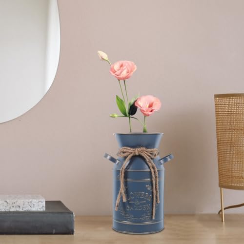 Vase rustique chic Cabilock en métal pour décoration de jardin - 7