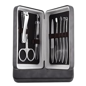 GMOIUJ Nail Clippers Set, Nail Clippers, 8-Piece Household Nail Clippers for Men and Women