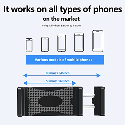 Suporte duplo de copo para celular, suporte giratório de 360°, suporte universal ajustável para 2 te