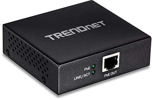Image of TRENDnet Gigabit PoE+ Repeater /Amplifier, Single Port PoE Power over Ethernet, Extends 100m for Total Distance Up to 200m (656 ft.), TPE-E100 (Renewed)
