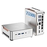 【AMD Ryzen 7330U】 – The Efficiency-Tuned Powerhouse，AMD Ryzen 7330U (Zen 3, SMT, 4C/8T) in KAMRUI P2 mini PC crushes rivals: Intel i3-10110U (2C/4T, 2019) and N95 (4 efficiency cores, no HT, single-channel memory). Vs predecessor Ryzen 3 4300U (4C/4T...