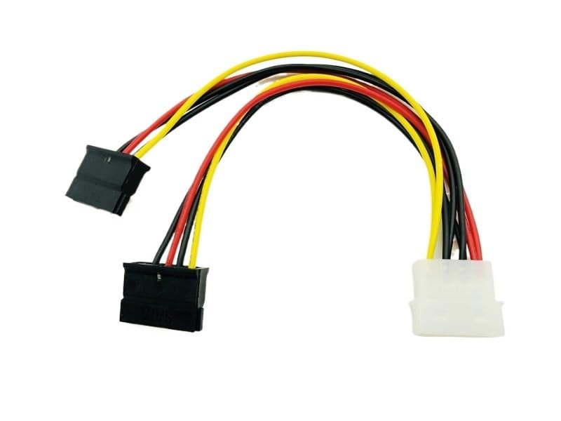 5 cables SATA divisor de energía 20 cm miniatura 3