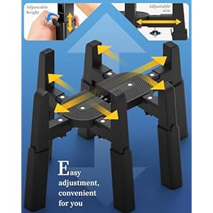 Czpet dog water dispenser stand holder for pet automatic feeders width and height adjustable elevated stand for pet feerders suitable for large dogs stand only   cucciolini doodles